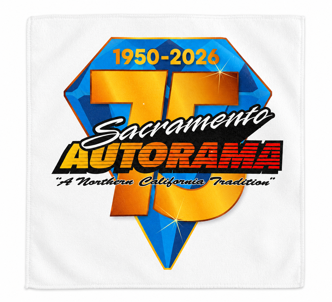 Sacramento Autorama 75th Anniversary Microfiber