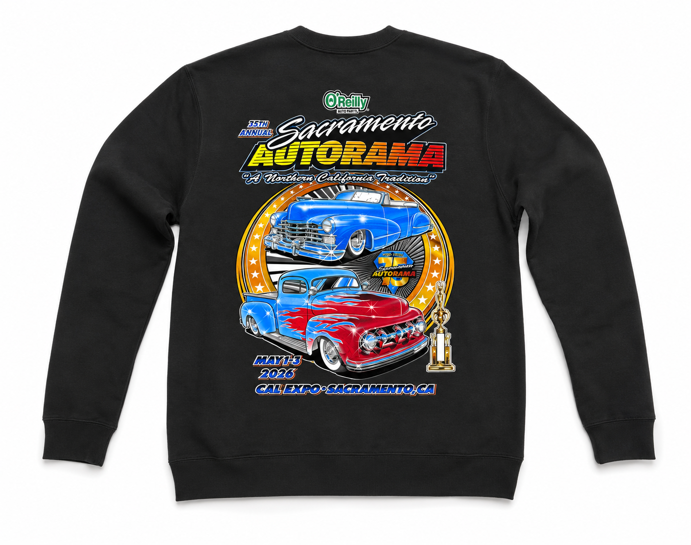 Sacramento Autorama 2026 Adult Crewneck