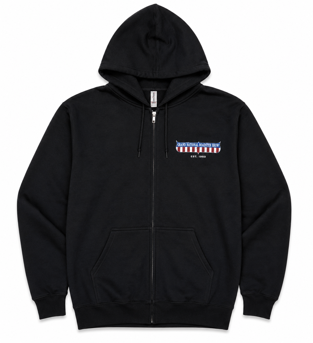 GNRS Distressed Zip-Up Hoodie