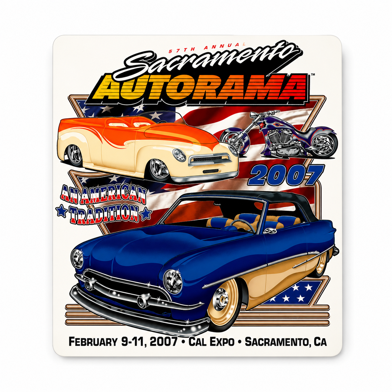 Sacramento Autorama 2007 Dash Plaque