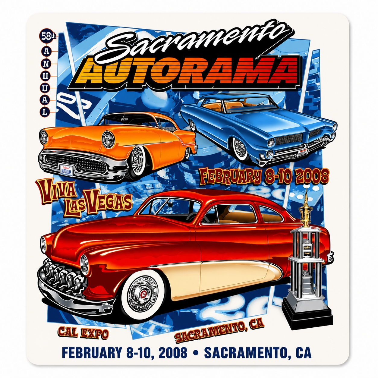 Sacramento Autorama 2008 Dash Plaque