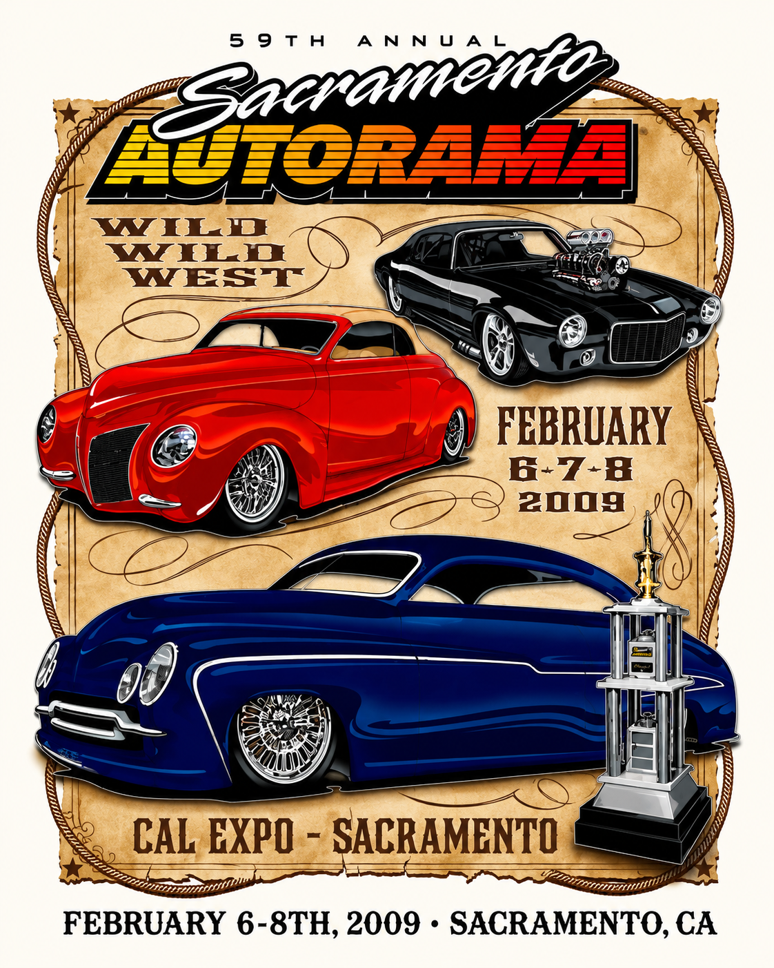 Sacramento Autorama 2009 Dash Plaque