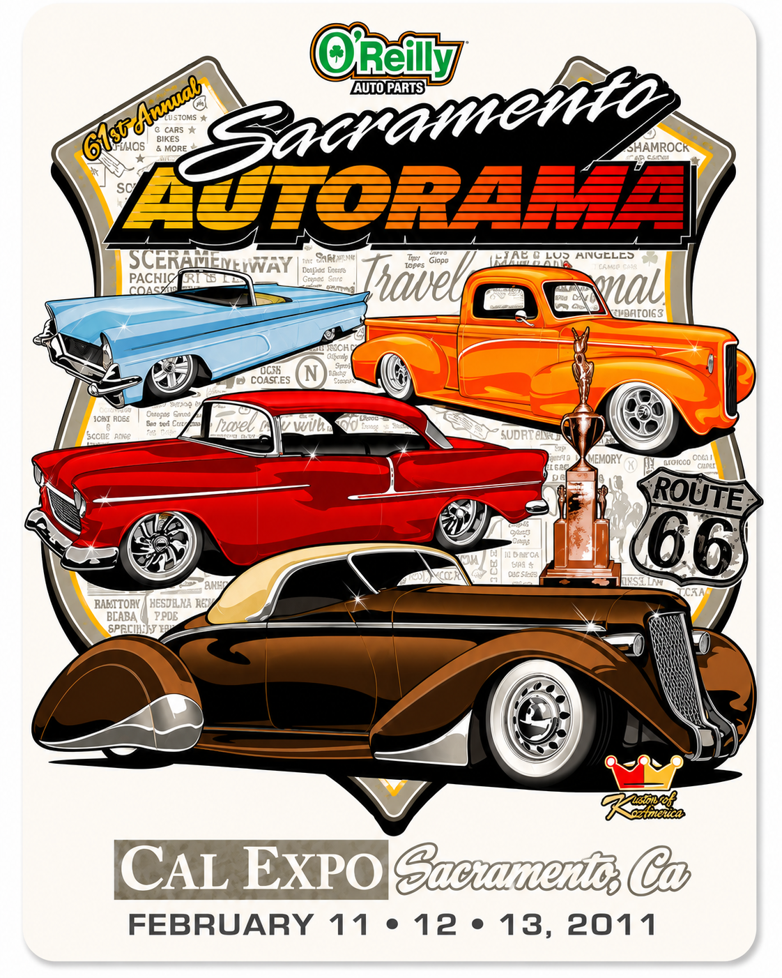 Sacramento Autorama 2011 Dash Plaque