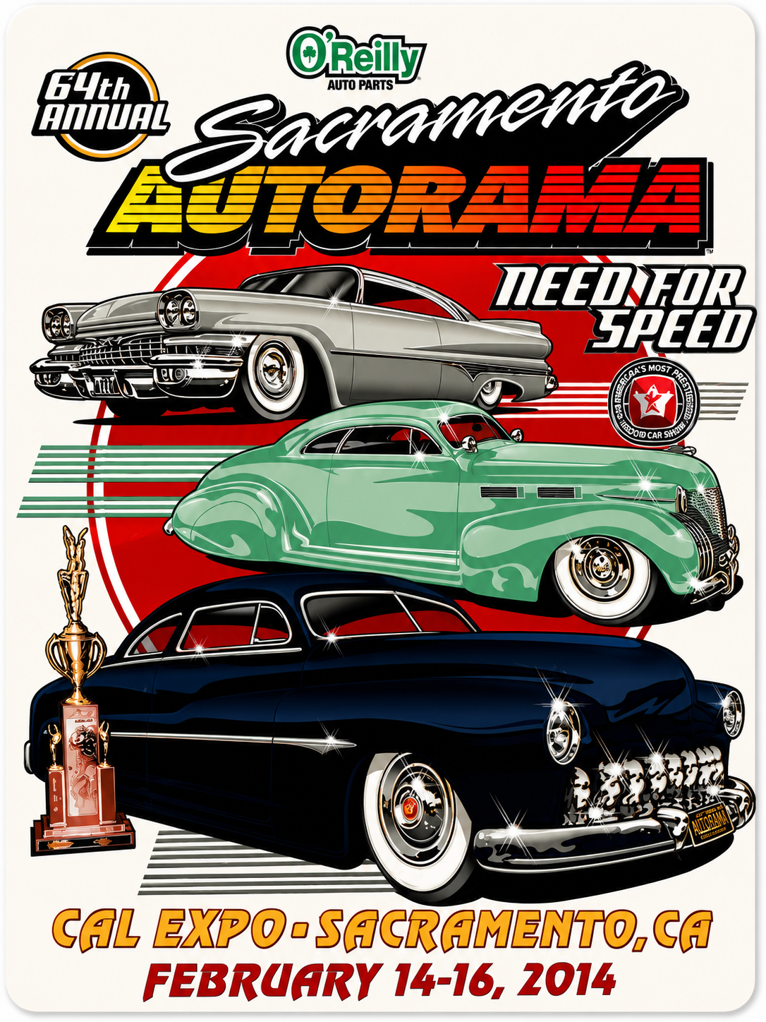 Sacramento Autorama 2014 Dash Plaque