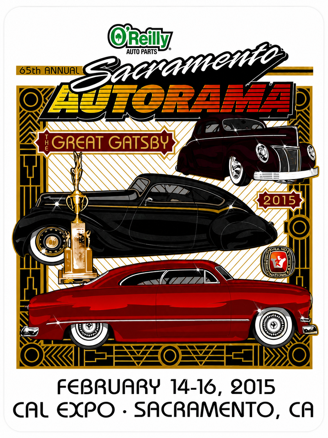 Sacramento Autorama 2015 Dash Plaque