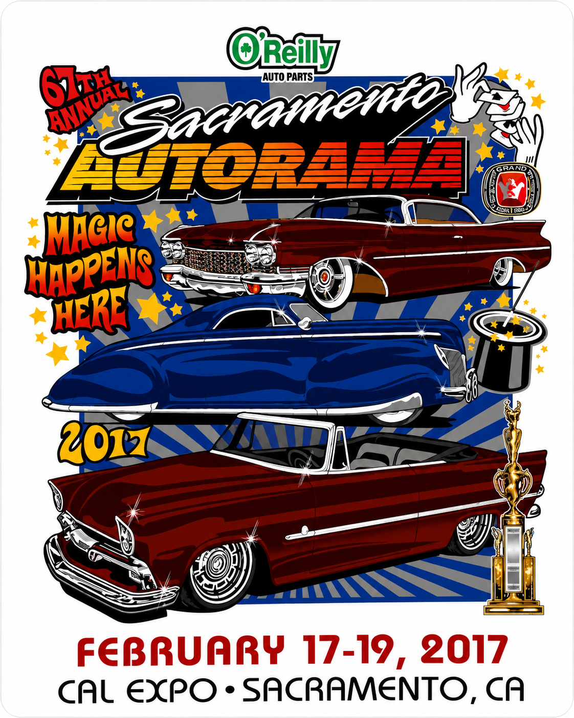 Sacramento Autorama 2017 Dash Plaque