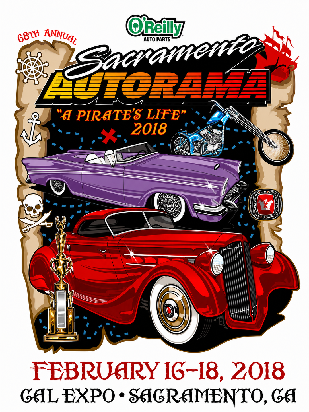 Sacramento Autorama 2018 Dash Plaque