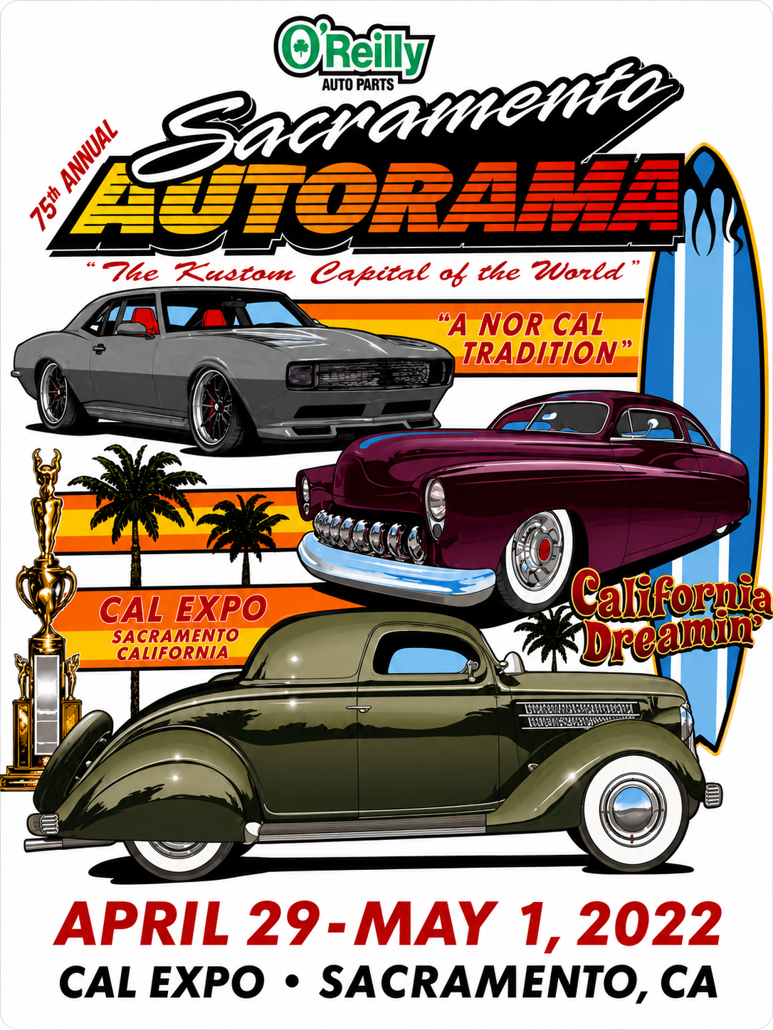 Sacramento Autorama 2022 Dash Plaque