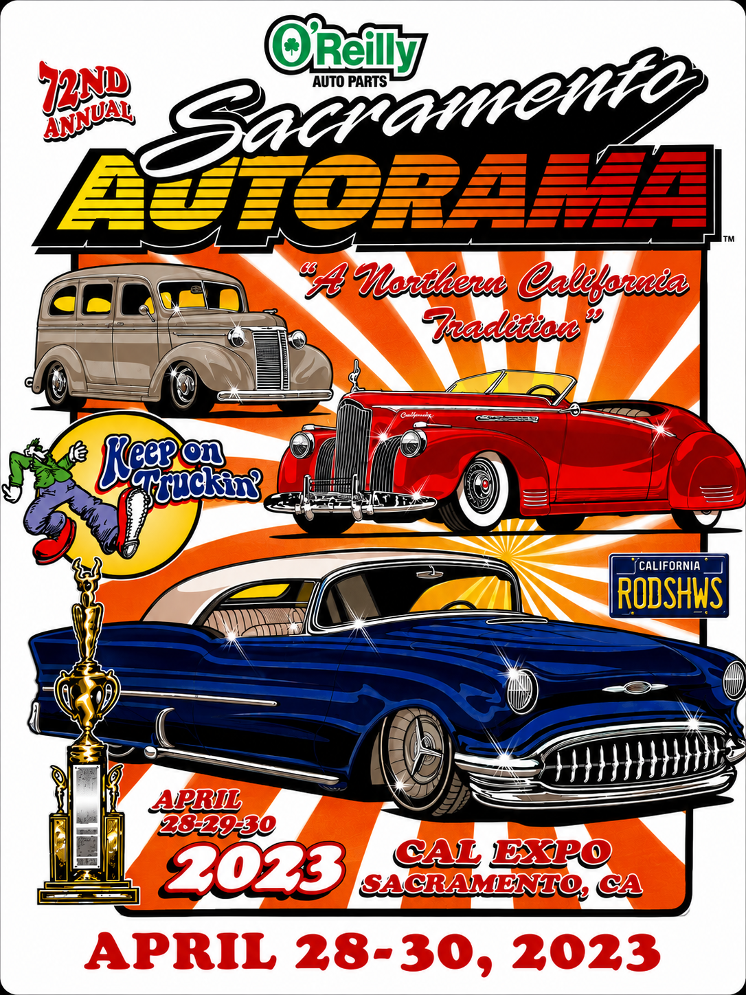Sacramento Autorama 2023 Dash Plaque