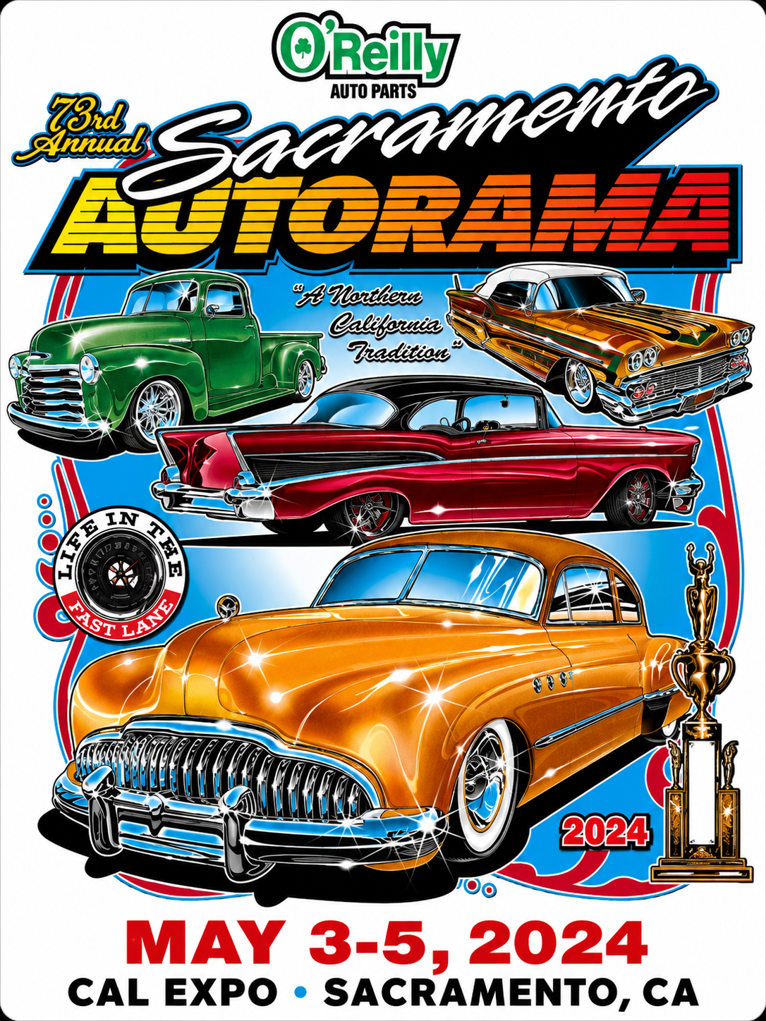 Sacramento Autorama 2024 Dash Plaque