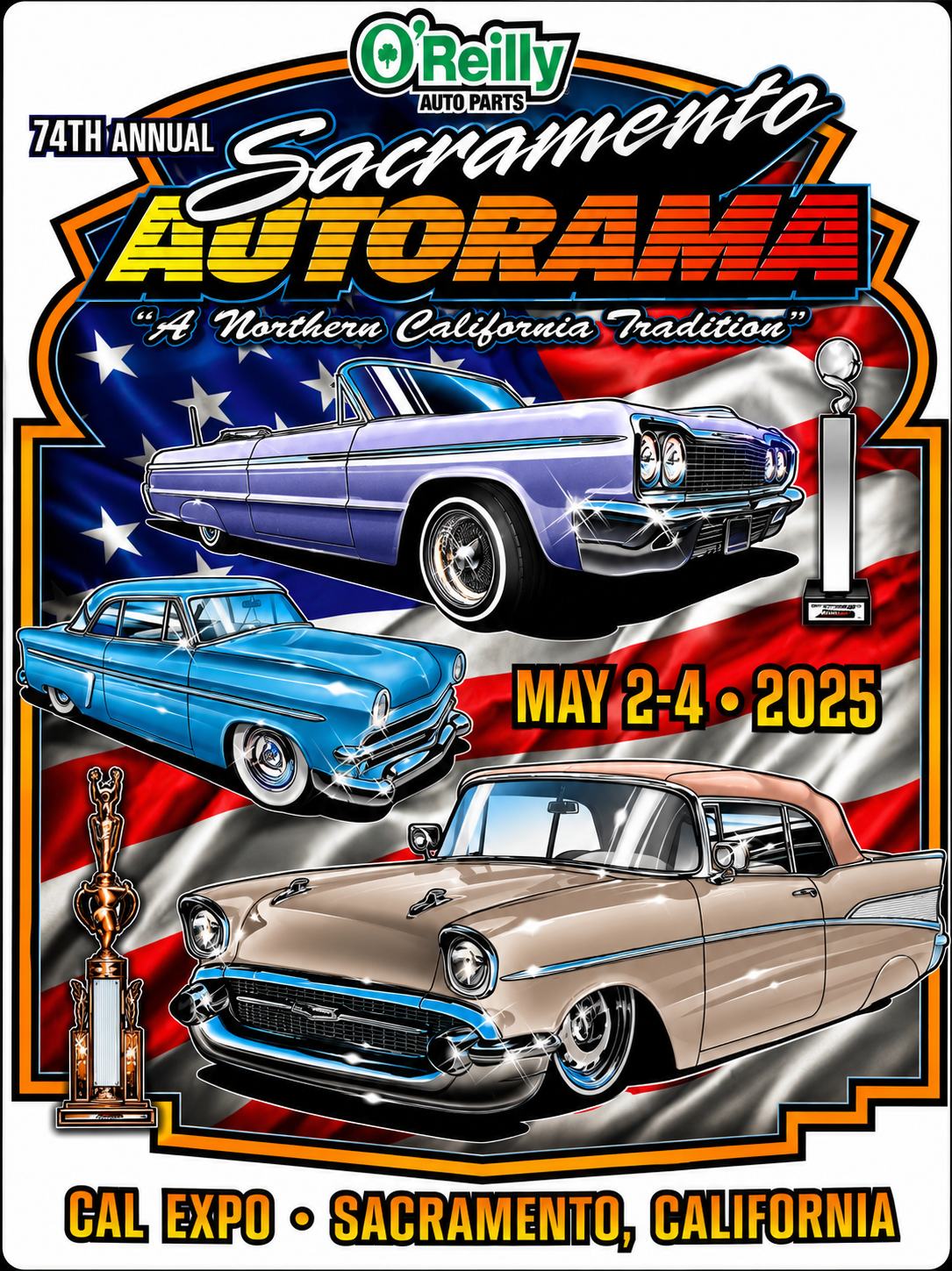 Sacramento Autorama 2025 Dash Plaque
