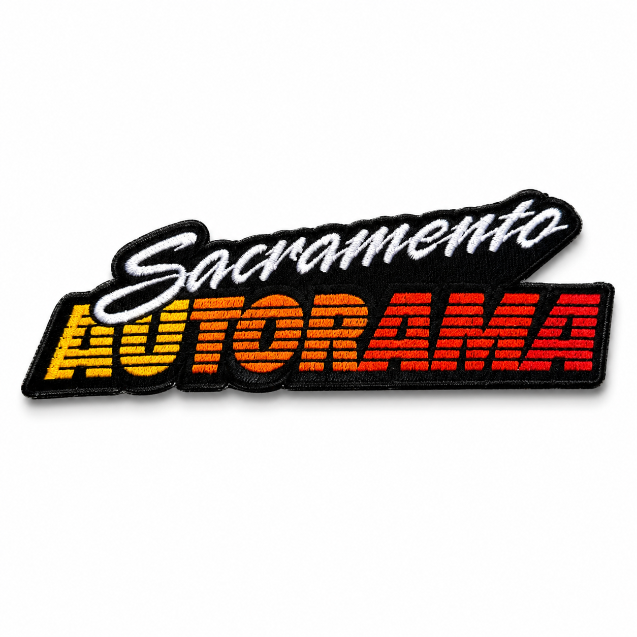 Sacramento Autorama Embroidered Patch Iron On