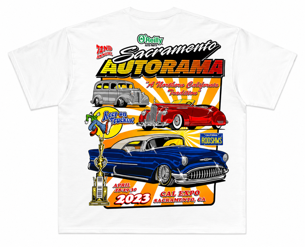 Sacramento Autorama 2023 Adult T-Shirt