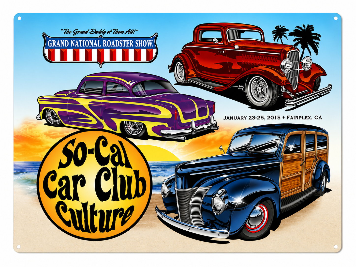 GNRS So-Cal Car Club Culture Tin 2015