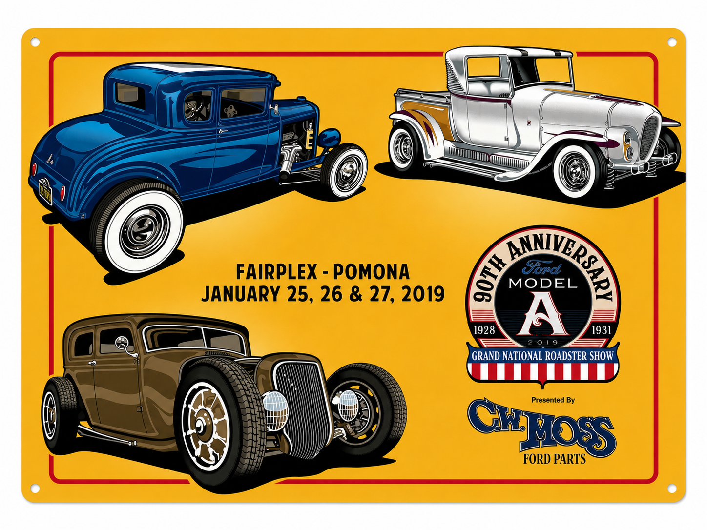 GNRS 90th Anniversary Ford Model A Tin 2019