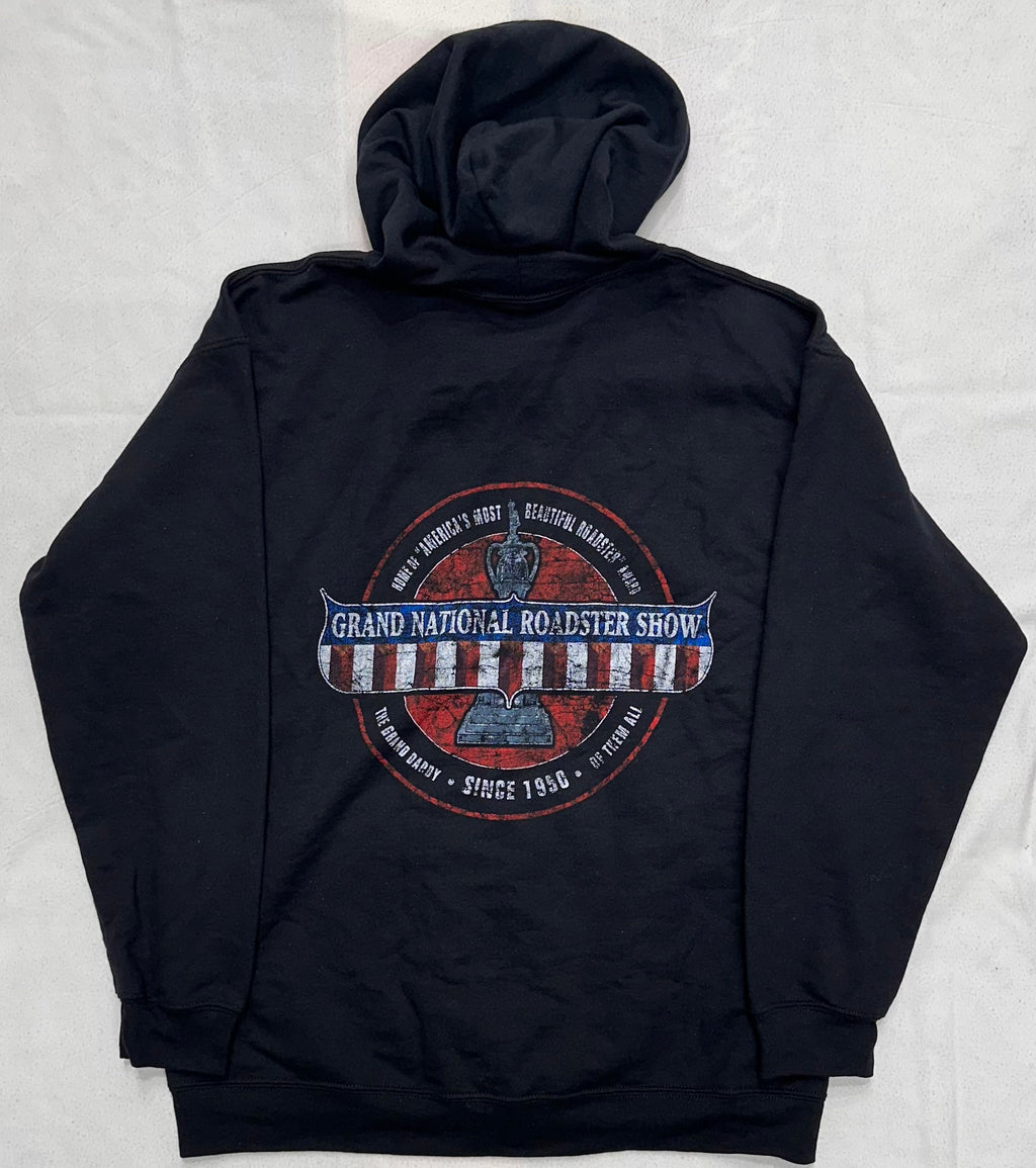 GNRS Distressed Zip-Up Hoodie