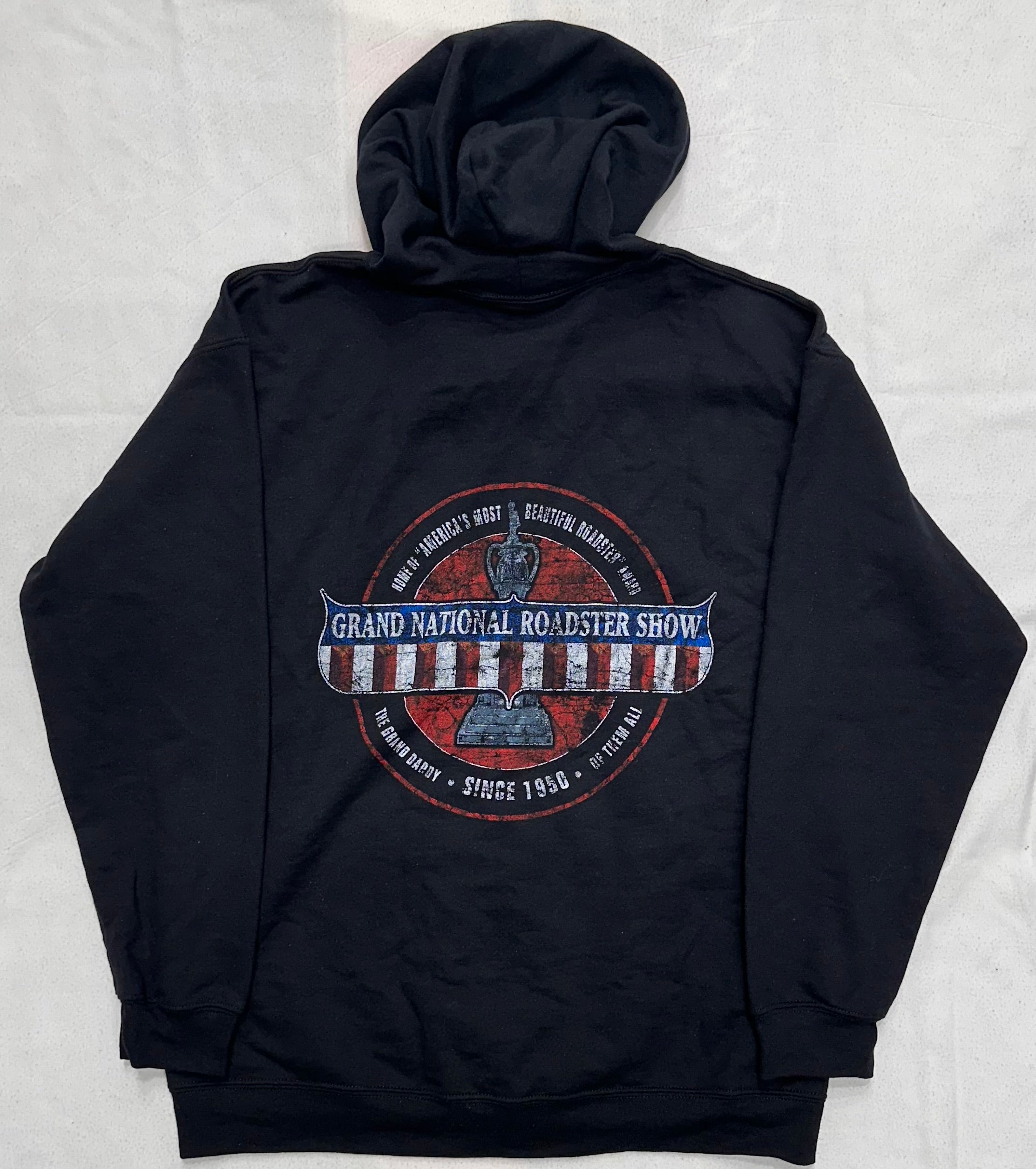 GNRS Distressed Zip-Up Hoodie